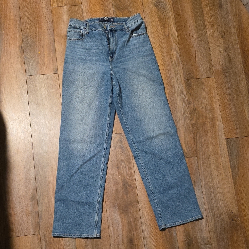 Hollister Light Blue Straight Leg Women's Jeans